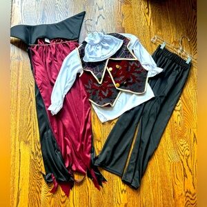 Halloween Gothic Vampire Costume for Boy Size S (5-6)